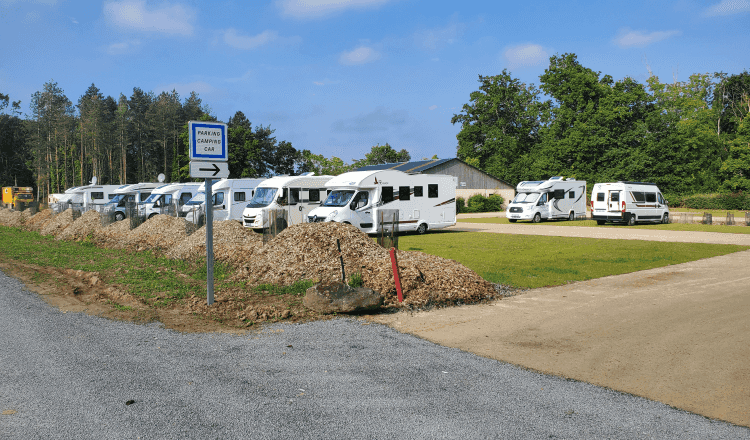 Aire de camping-car de St-André-des-Eaux (Côtes d'Armor)