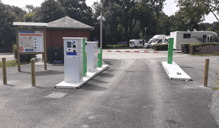 Área de autocaravanas de Bricquebec-en-Cotentin (Manche)