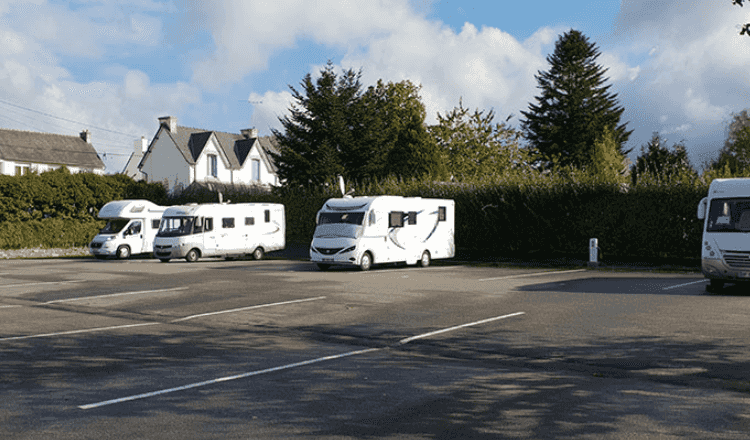 Aire de camping-car de Pont-Aven, Les Quatre Vents (Finistère)